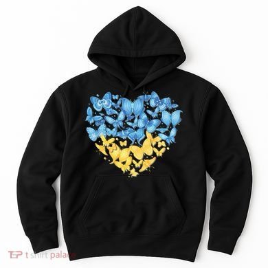 Ukrainian Butterfly Mashup Ukraine Flag Hoodie