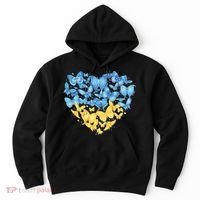 Ukrainian Butterfly Mashup Ukraine Flag Hoodie thumb 0