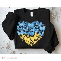 Ukrainian Butterfly Mashup Ukraine Flag Sweatshirt thumb 2