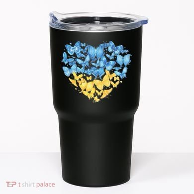 Ukrainian Butterfly Mashup Ukraine Flag Tumbler