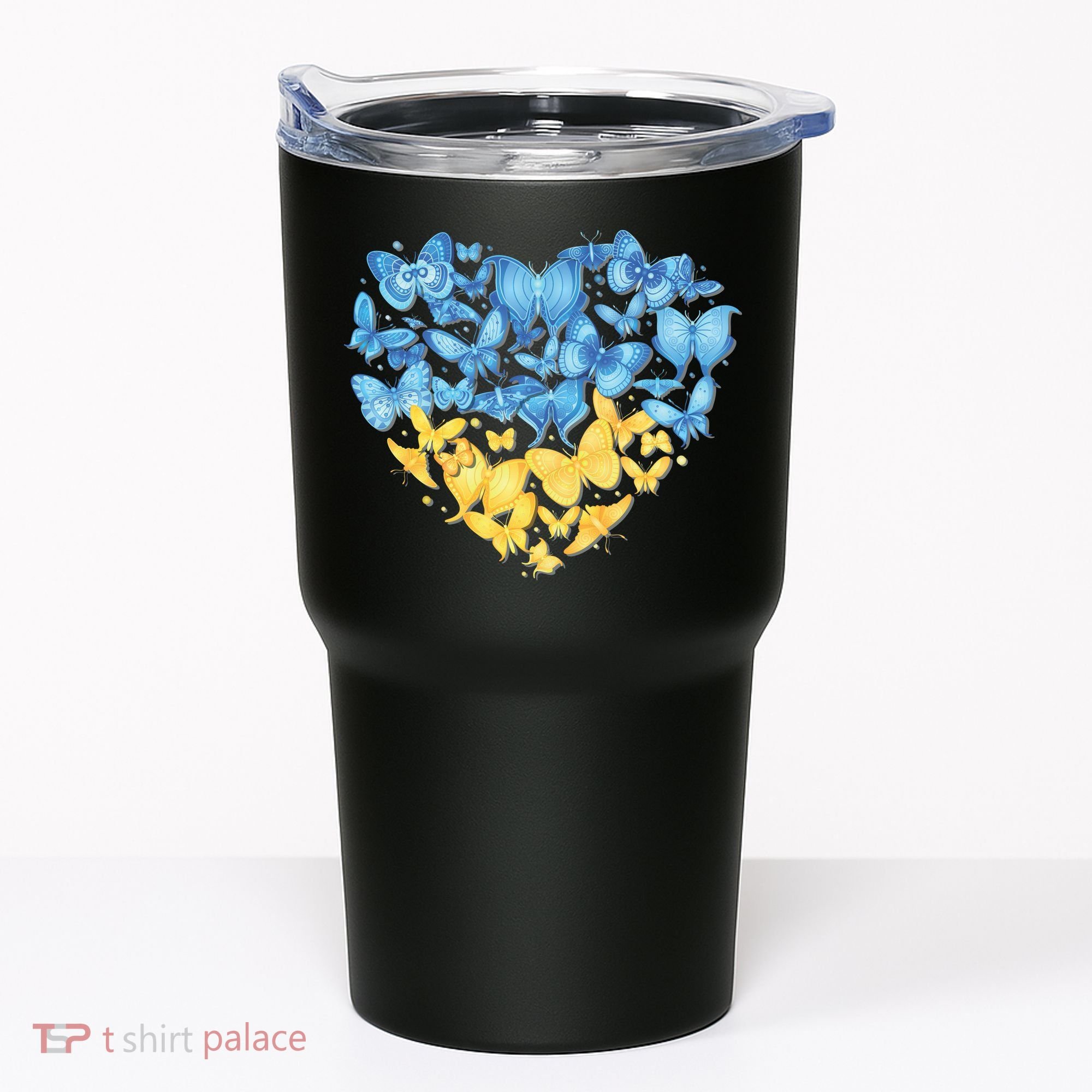 Ukrainian Butterfly Mashup Ukraine Flag Tumbler