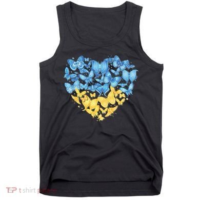 Ukrainian Butterfly Mashup Ukraine Flag Tank Top