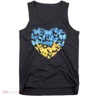 Ukrainian Butterfly Mashup Ukraine Flag Tank Top thumb 0