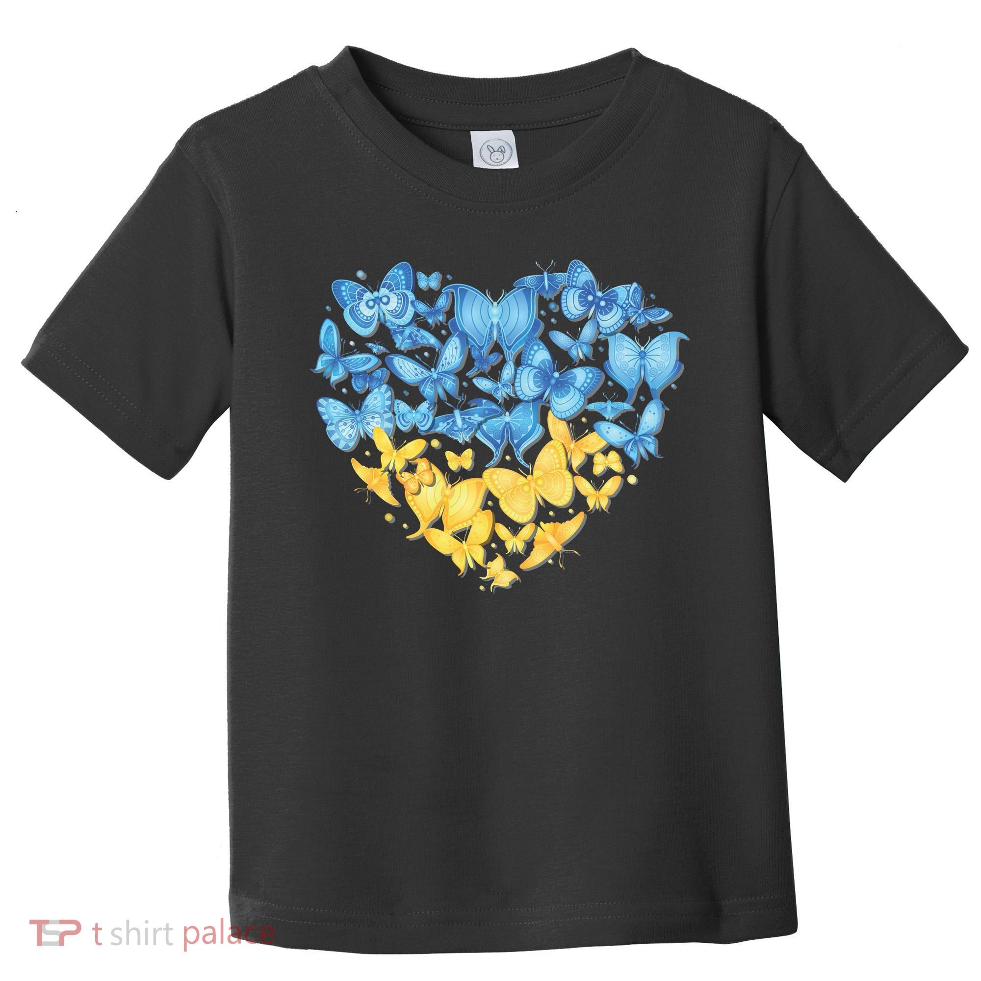 Ukrainian Butterfly Mashup Ukraine Flag Toddler T-Shirt