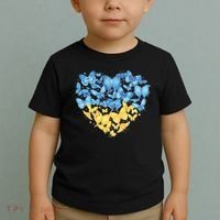 Ukrainian Butterfly Mashup Ukraine Flag Toddler T-Shirt thumb 2