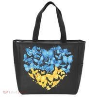 Ukrainian Butterfly Mashup Ukraine Flag Tote Bag thumb 0