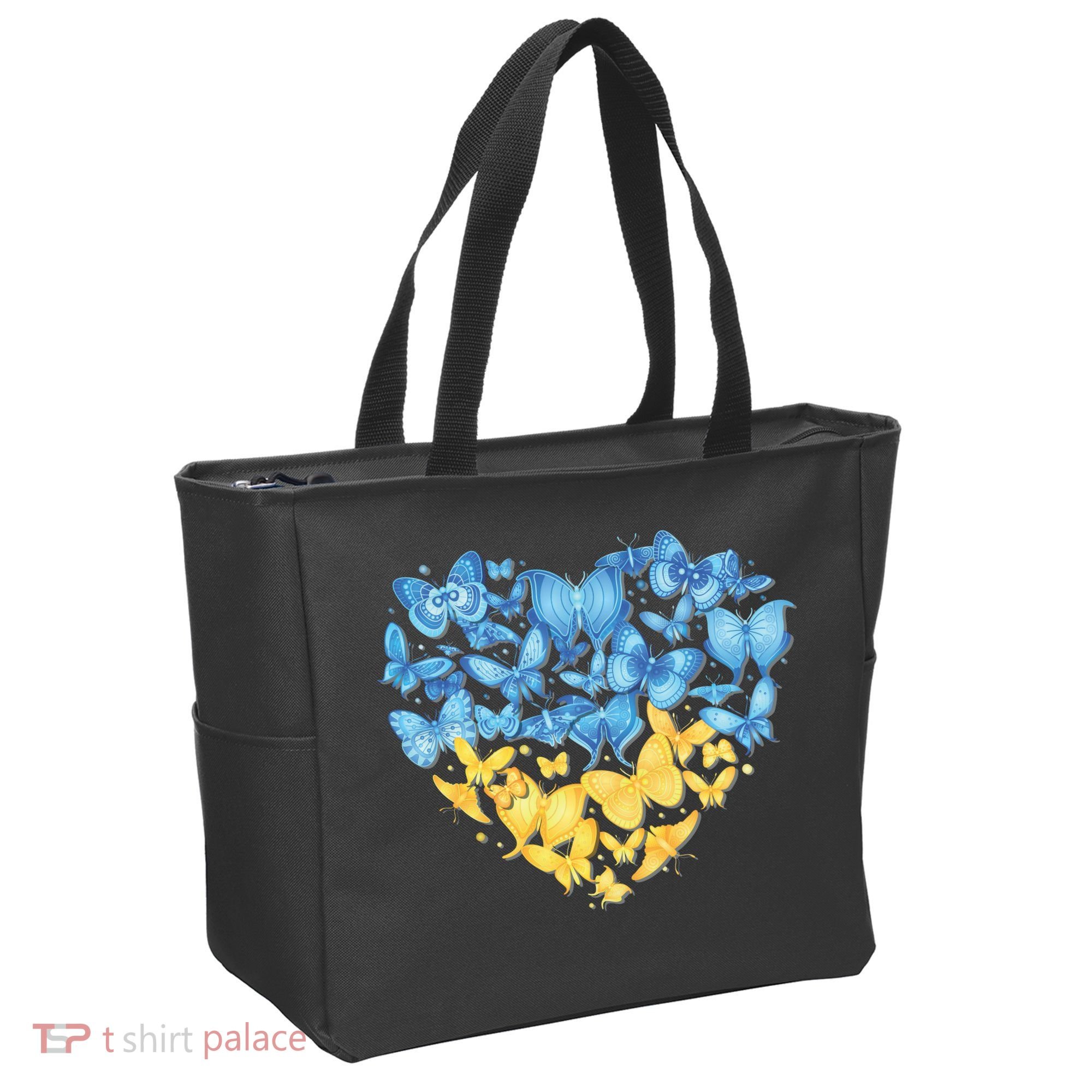 Ukrainian Butterfly Mashup Ukraine Flag Tote Bag