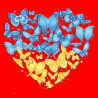 Ukrainian Butterfly Mashup Ukraine Flag Santa Hat thumb 1