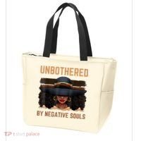 Unbothered By Negative Souls Juneteenth Black Women Freedom Tote Bag thumb 3