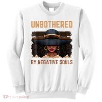 Unbothered By Negative Souls Juneteenth Black Women Freedom Sweatshirt thumb 0