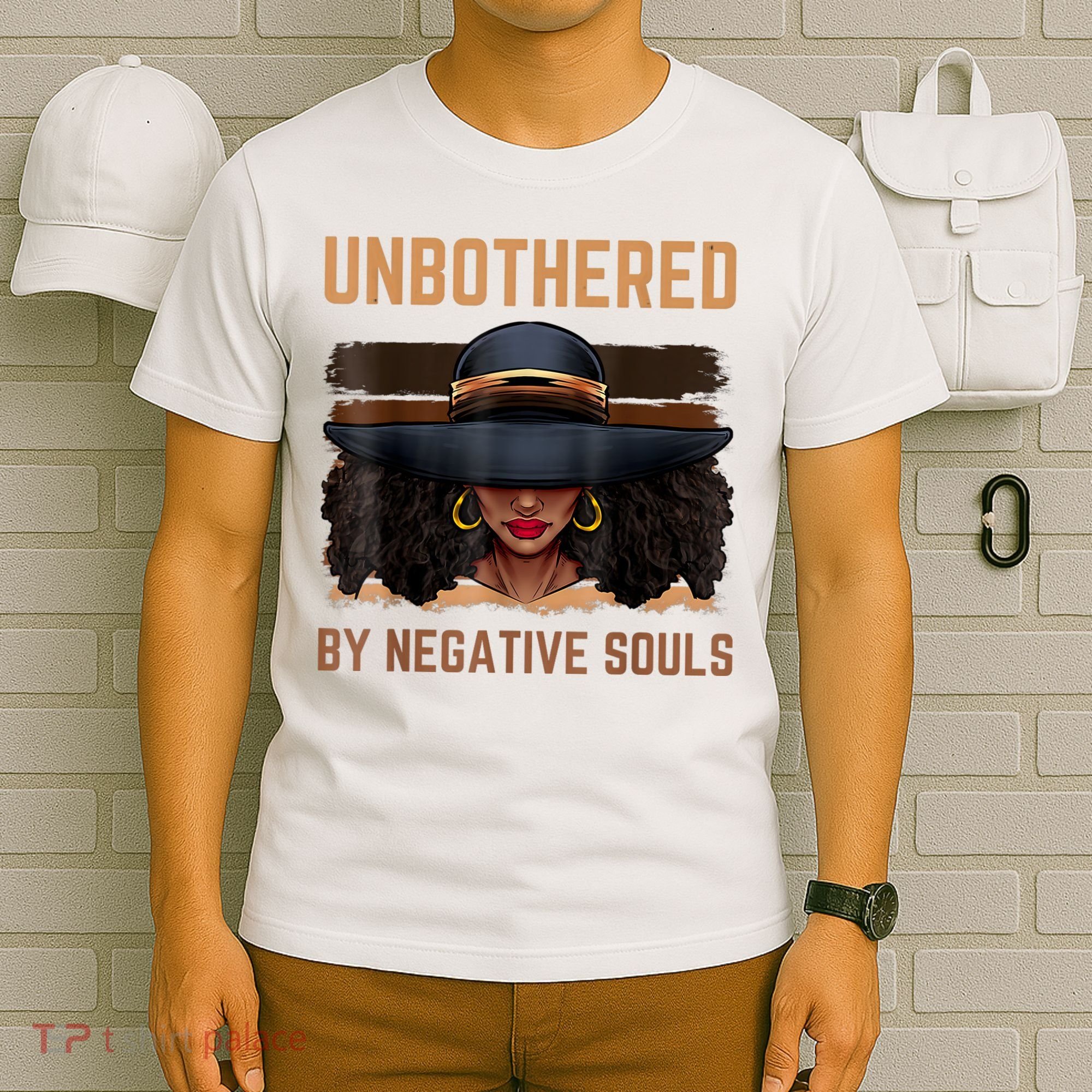 Unbothered By Negative Souls Juneteenth Black Women Freedom T-Shirt