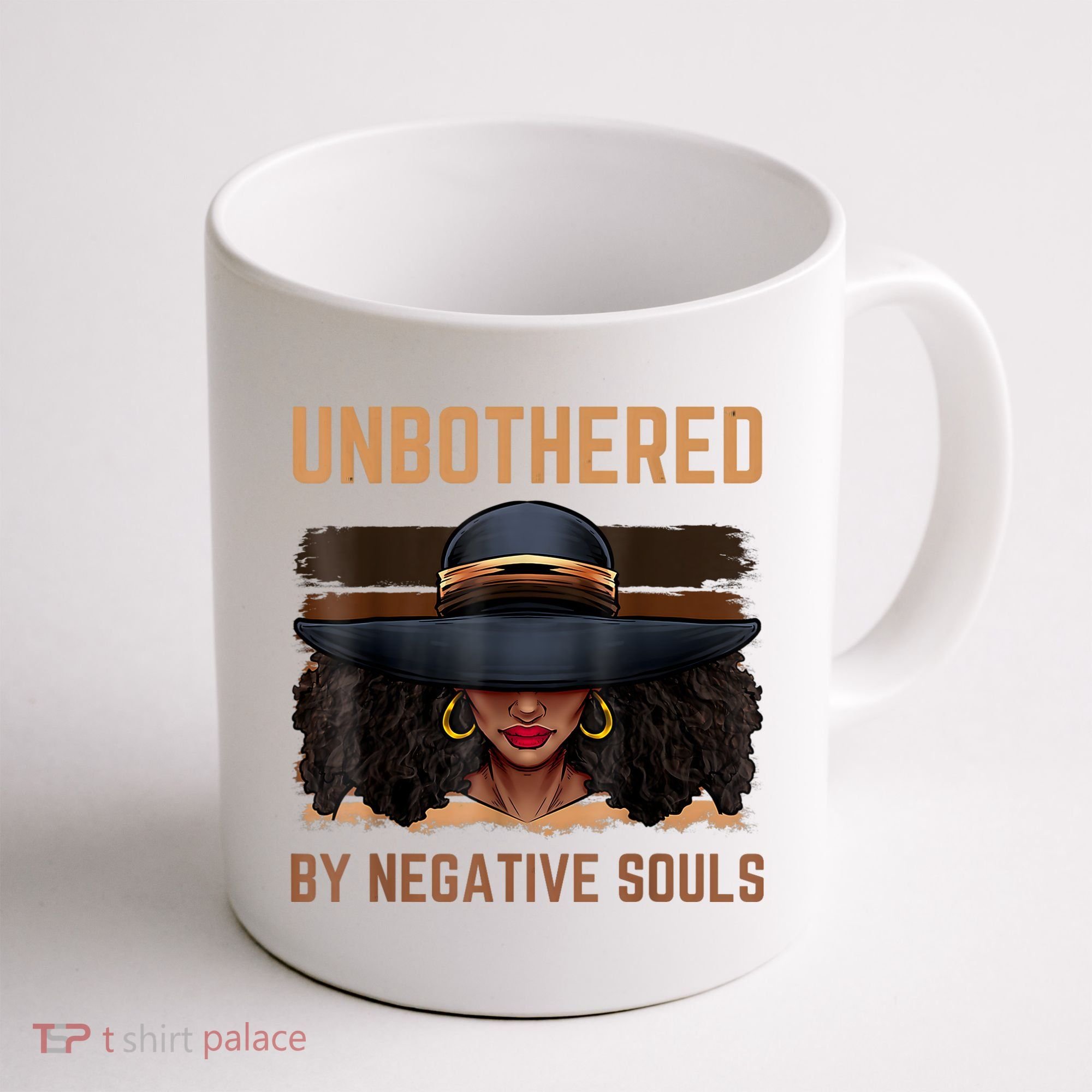 Unbothered By Negative Souls Juneteenth Black Women Freedom Coffee Mug