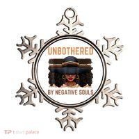 Unbothered By Negative Souls Juneteenth Black Women Freedom Ornament thumb 0