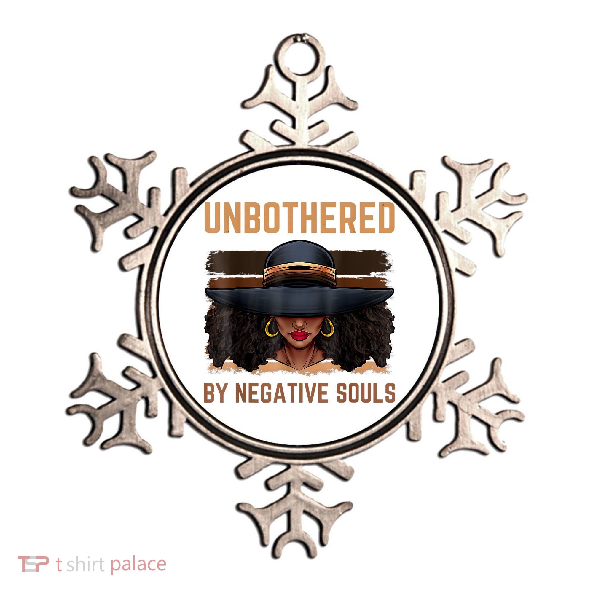 Unbothered By Negative Souls Juneteenth Black Women Freedom Ornament