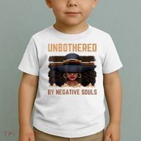 Unbothered By Negative Souls Juneteenth Black Women Freedom Toddler T-Shirt thumb 2