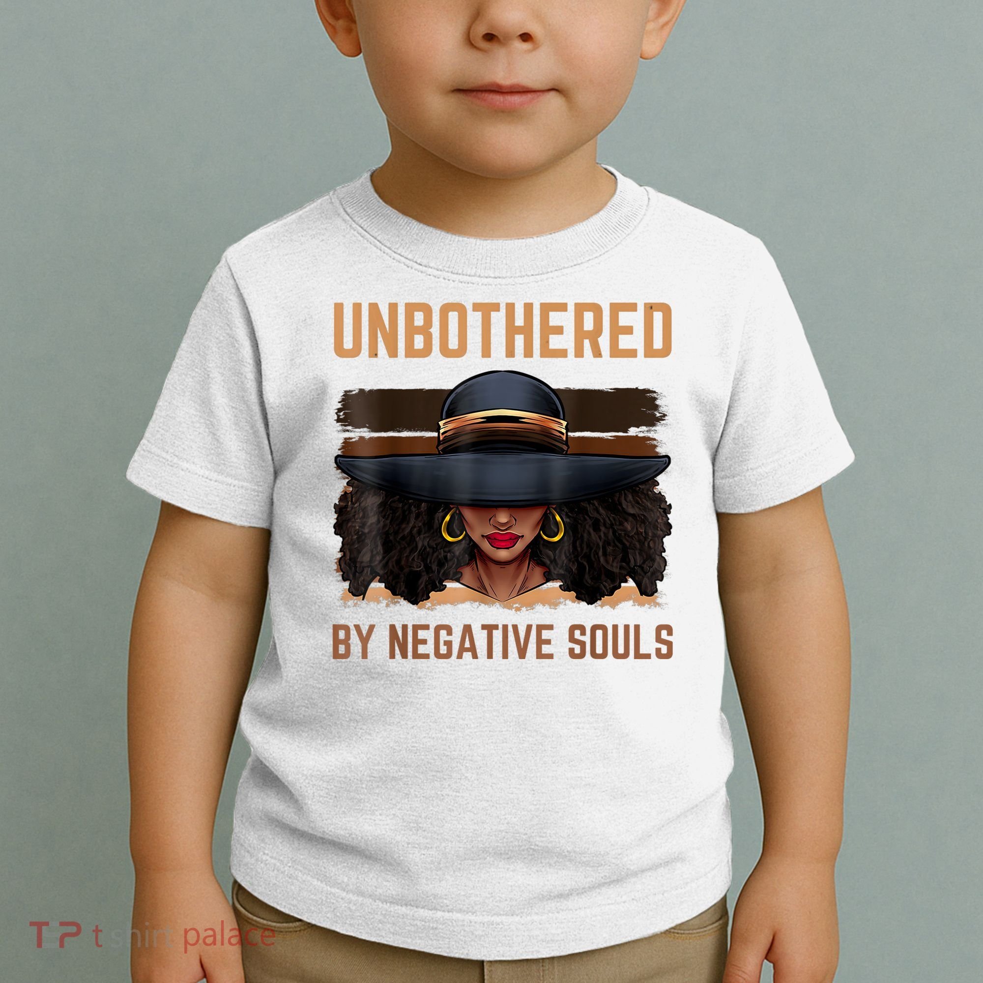 Unbothered By Negative Souls Juneteenth Black Women Freedom Toddler T-Shirt