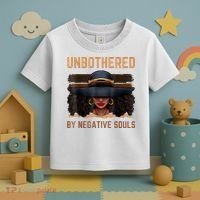 Unbothered By Negative Souls Juneteenth Black Women Freedom Toddler T-Shirt thumb 3