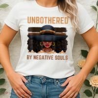 Unbothered By Negative Souls Juneteenth Black Women Freedom Women's T-Shirt thumb 2