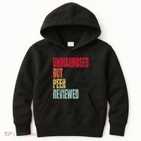Undiagnosed But Peer Reviewed Kids Hoodie thumb 0