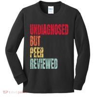 Undiagnosed But Peer Reviewed Kids Long Sleeve Shirt thumb 0