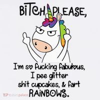 Unicorn Bitch please I'm so fucking fabulous Gifts Polo thumb 3