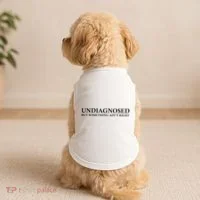 Undiagnosed But Something AinT Right Doggie Tank thumb 2