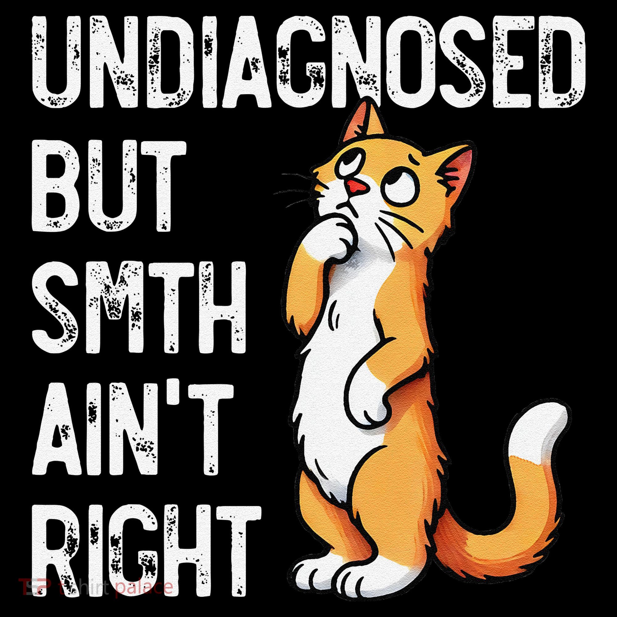 Undiagnosed But Something AinT Right Funny Cat Saying Meme Coffee Mug
