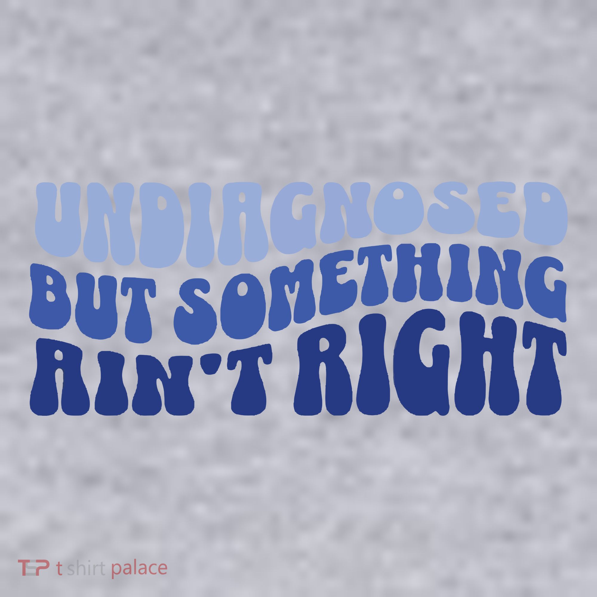 Undiagnosed But Something AinT Right Funny Sayings Mental Health Awareness Women's Racerback Cropped Tank