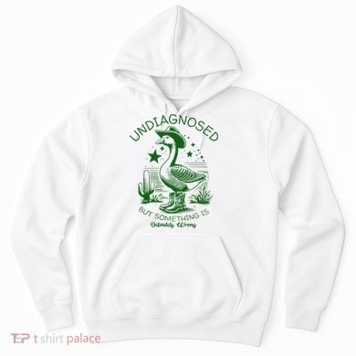 Undiagnosed But Something Is Wrong Funny Silly Goose Hoodie