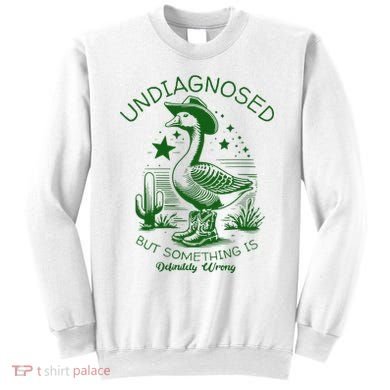 Undiagnosed But Something Is Wrong Funny Silly Goose Sweatshirt