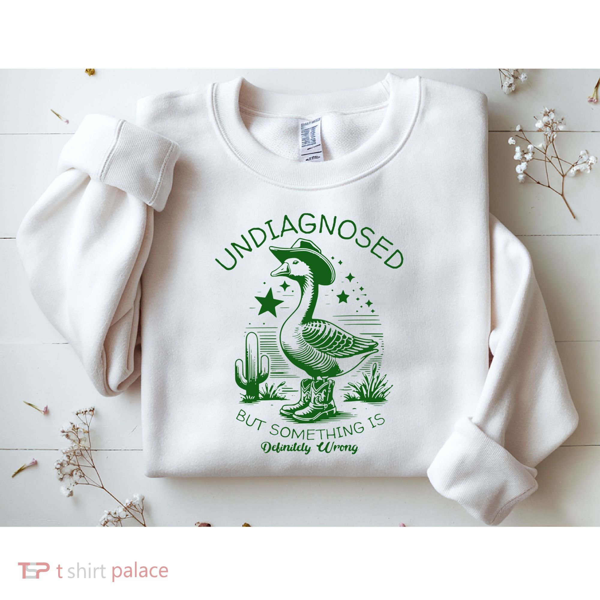 Undiagnosed But Something Is Wrong Funny Silly Goose Sweatshirt