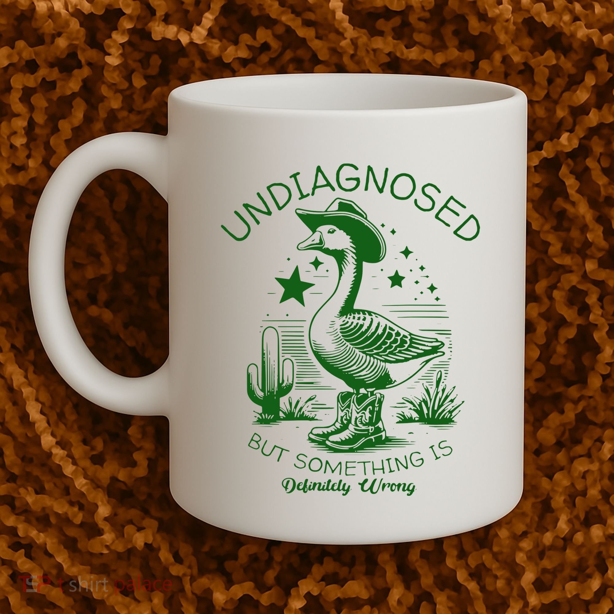 Undiagnosed But Something Is Wrong Funny Silly Goose Coffee Mug