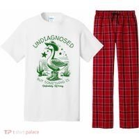 Undiagnosed But Something Is Wrong Funny Silly Goose Pajama Set thumb 0