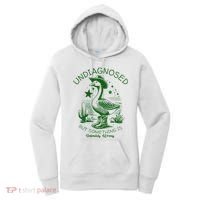 Undiagnosed But Something Is Wrong Funny Silly Goose Women's Hoodie thumb 0