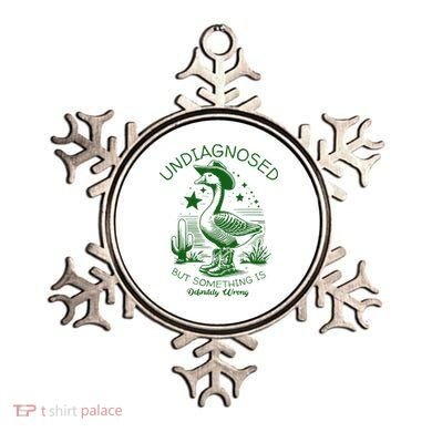 Undiagnosed But Something Is Wrong Funny Silly Goose Ornament