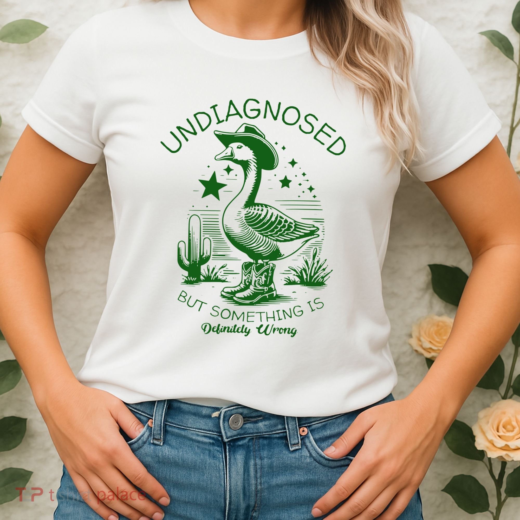 Undiagnosed But Something Is Wrong Funny Silly Goose Women's T-Shirt