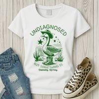 Undiagnosed But Something Is Wrong Funny Silly Goose Women's T-Shirt thumb 3