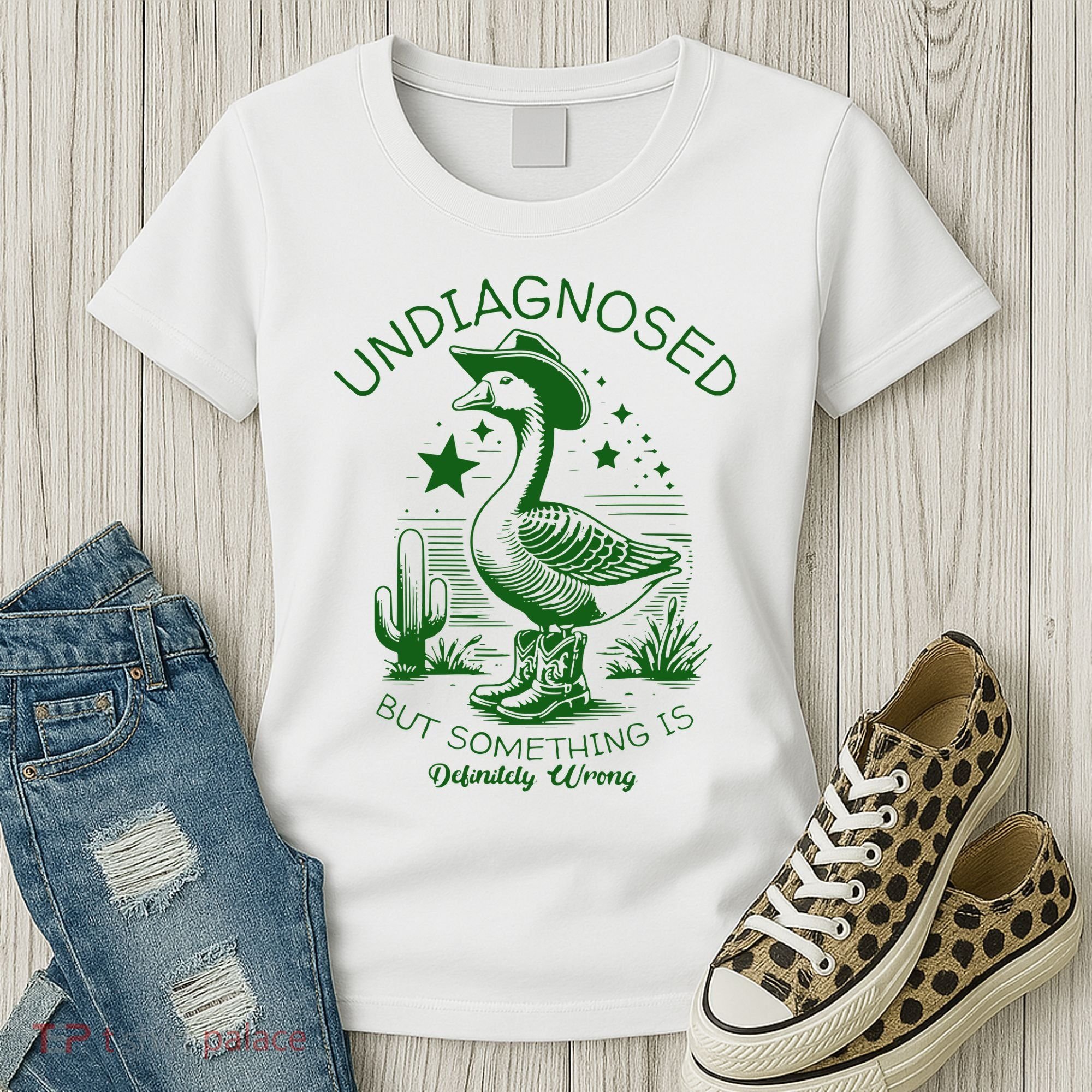 Undiagnosed But Something Is Wrong Funny Silly Goose Women's T-Shirt