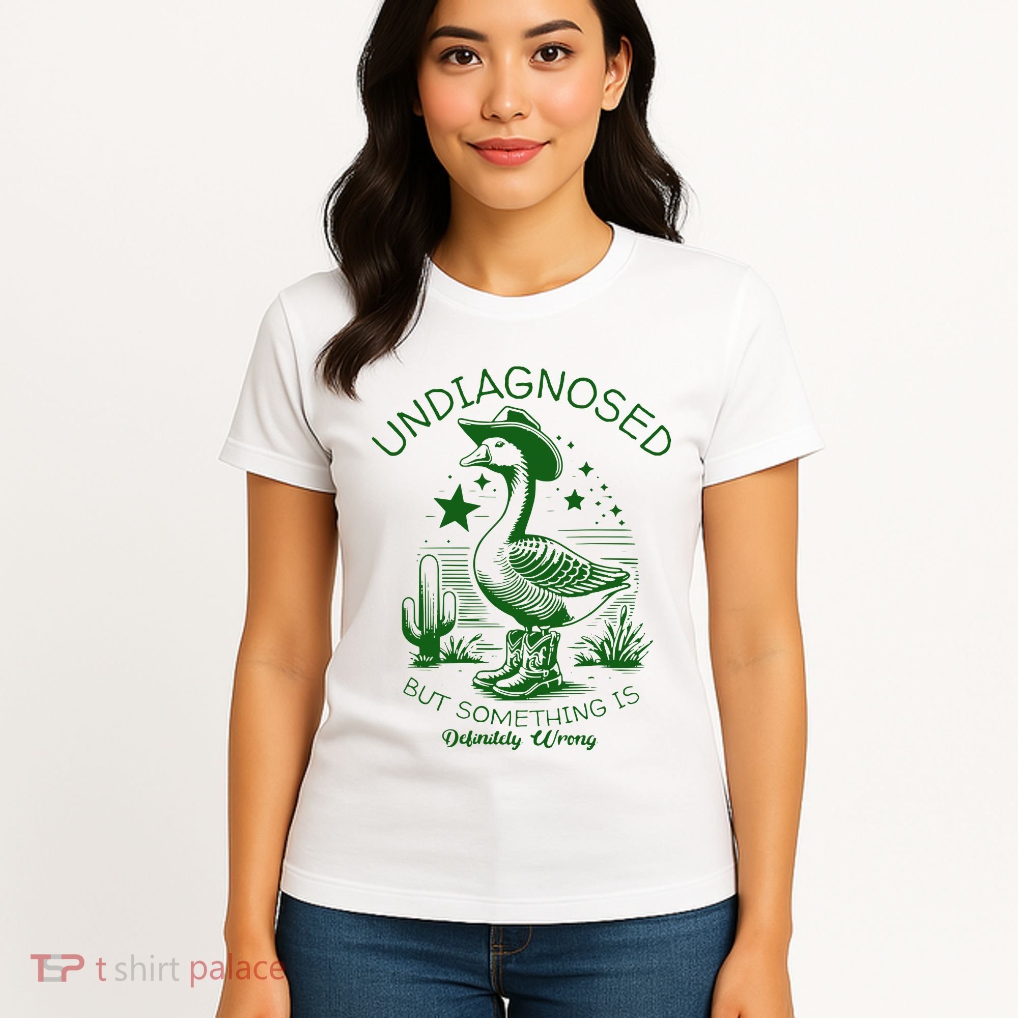 Undiagnosed But Something Is Wrong Funny Silly Goose Women's T-Shirt