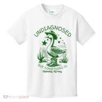 Undiagnosed But Something Is Wrong Funny Silly Goose Kids T-Shirt thumb 0