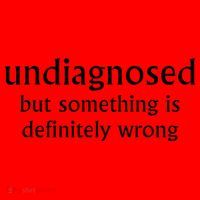 Undiagnosed But Something Is Definitely Wrong Funny Quote Santa Hat thumb 1
