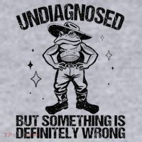 Undiagnosed But Something Is Definitely Wrong Cowboy Frog Women's Sweatshirt thumb 2