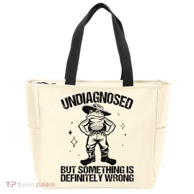 Undiagnosed But Something Is Definitely Wrong Cowboy Frog Tote Bag