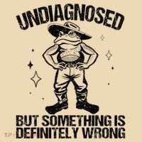 Undiagnosed But Something Is Definitely Wrong Cowboy Frog Tote Bag thumb 4