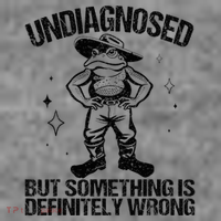 Undiagnosed But Something Is Definitely Wrong Cowboy Frog Toddler Hoodie thumb 2