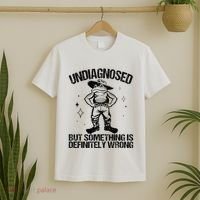 Undiagnosed But Something Is Definitely Wrong Cowboy Frog T-Shirt thumb 2