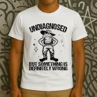 Undiagnosed But Something Is Definitely Wrong Cowboy Frog T-Shirt thumb 3