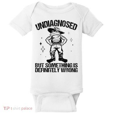 Undiagnosed But Something Is Definitely Wrong Cowboy Frog Baby Bodysuit