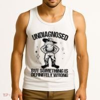 Undiagnosed But Something Is Definitely Wrong Cowboy Frog Tank Top thumb 3