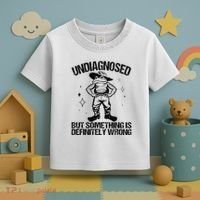 Undiagnosed But Something Is Definitely Wrong Cowboy Frog Toddler T-Shirt thumb 3